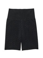 JW Anderson Women's Perforated Knit Shorts Black, view 3