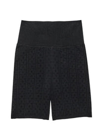 JW Anderson Women's Perforated Knit Shorts Black