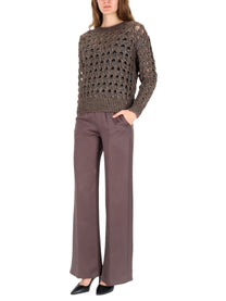 Herno Women's Perforated Mesh Brown, view 2