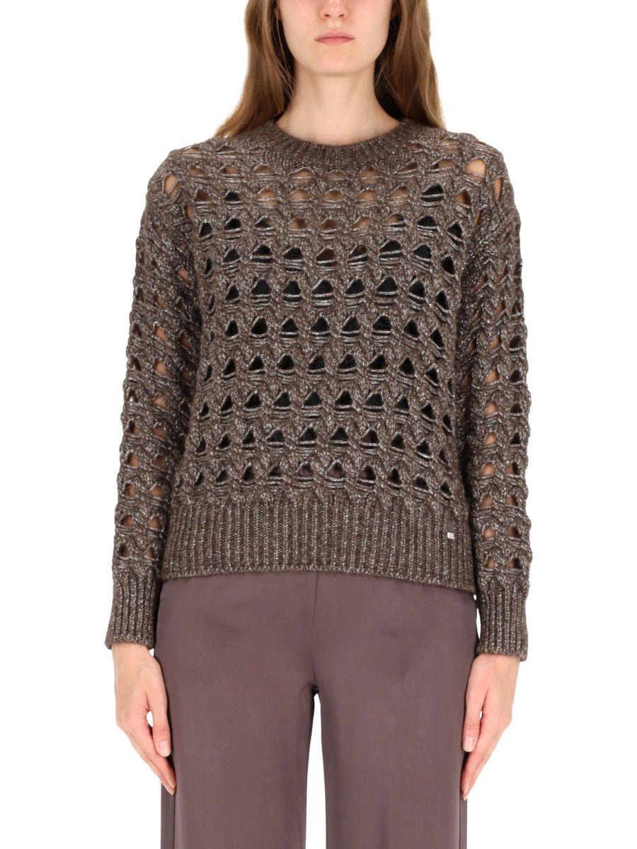 Herno Women's Perforated Mesh Brown