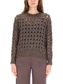 Herno Women's Perforated Mesh Brown