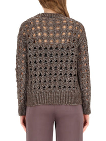 Herno Women's Perforated Mesh Brown, view 3