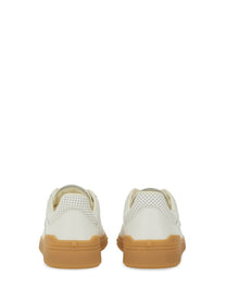 Valentino Women's Perforated Nappa Leather Sneaker White