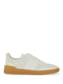 Valentino Women's Perforated Nappa Leather Sneaker White