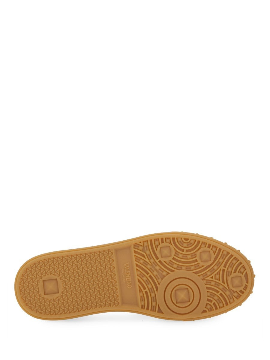 Valentino Women's Perforated Nappa Leather Sneaker White