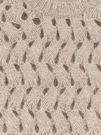 Brunello Cucinelli Women's Perforated Sweater Beige