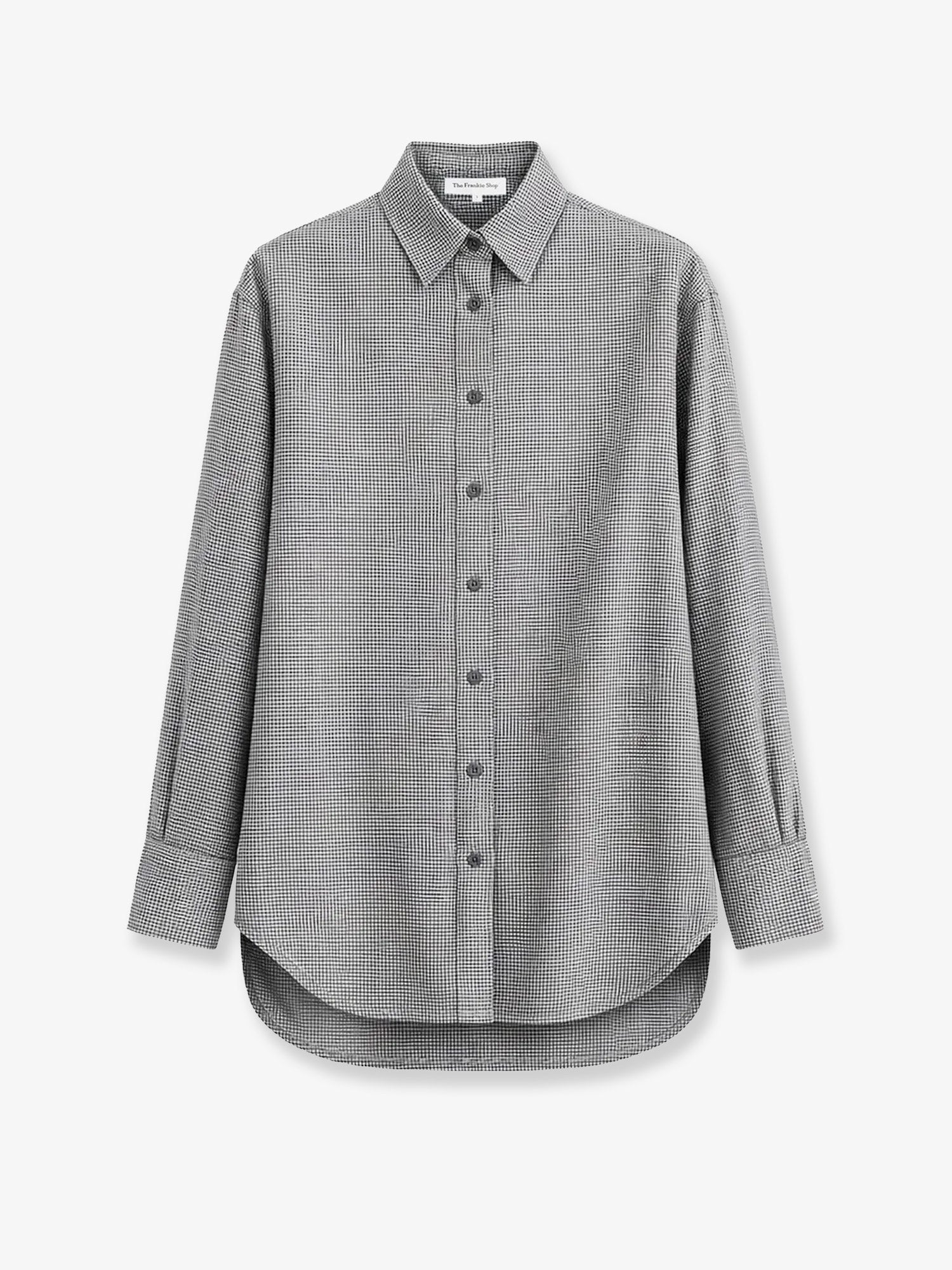 The Frankie Shop Women's Peri Cotton Shirt Grey