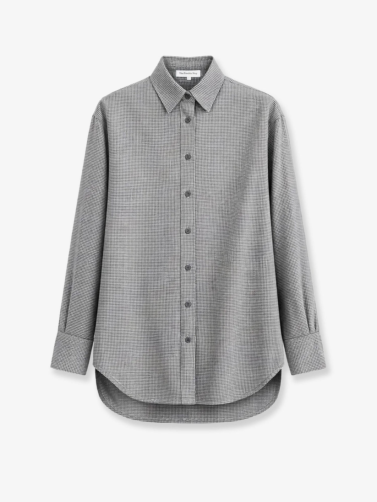 The Frankie Shop Women's Peri Cotton Shirt Grey