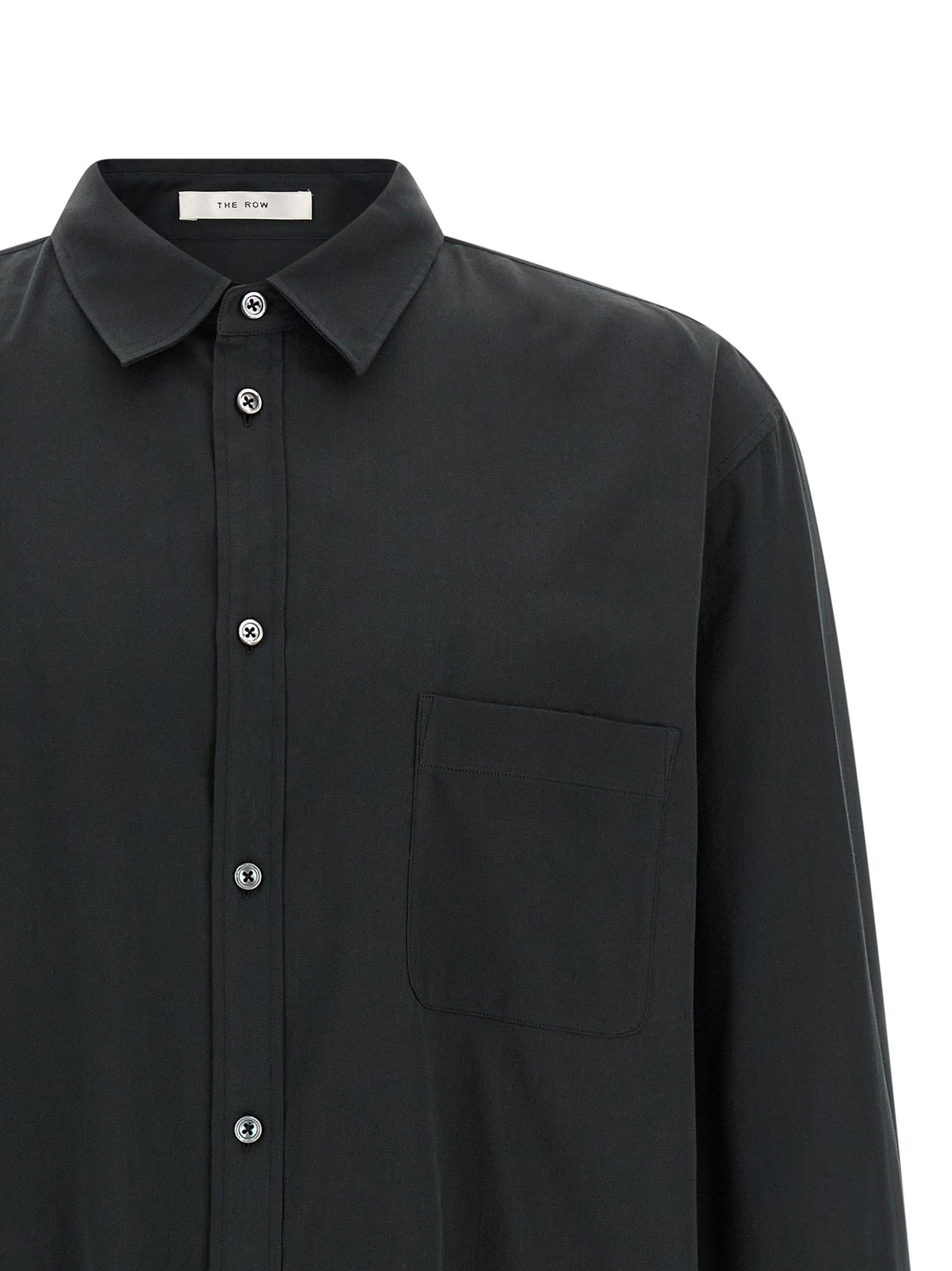 The Row Perlo Shirt Black, view 3