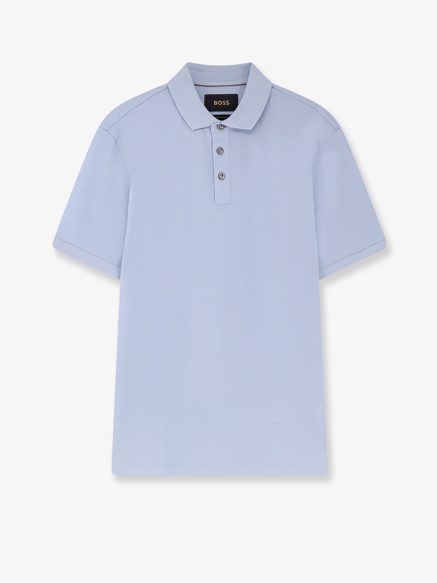 Boss Men's Perry Cotton Polo Shirt Blue