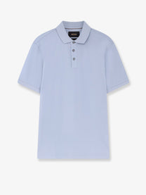 Boss Men's Perry Cotton Polo Shirt Blue
