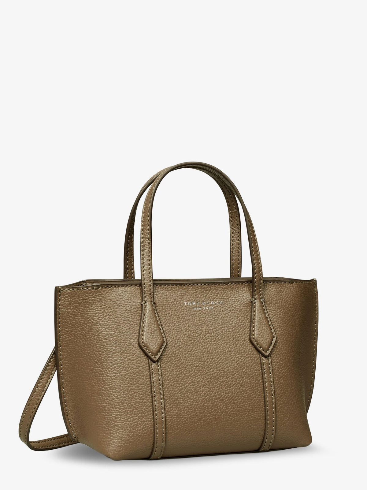 Tory Burch Women's Perry Leather Crossbody Bag Beige