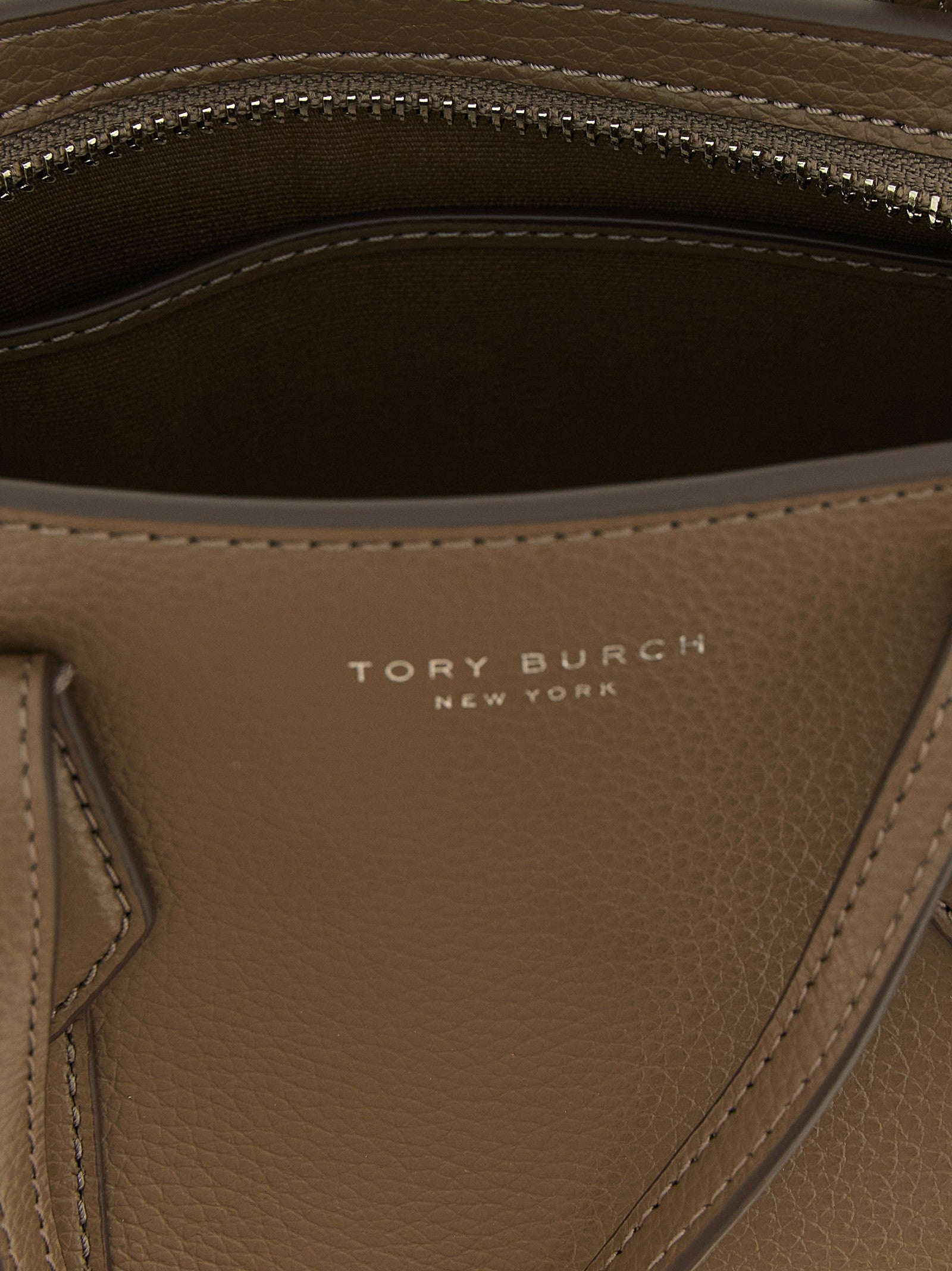 Tory Burch Perry Mini Shopping Bag Brown