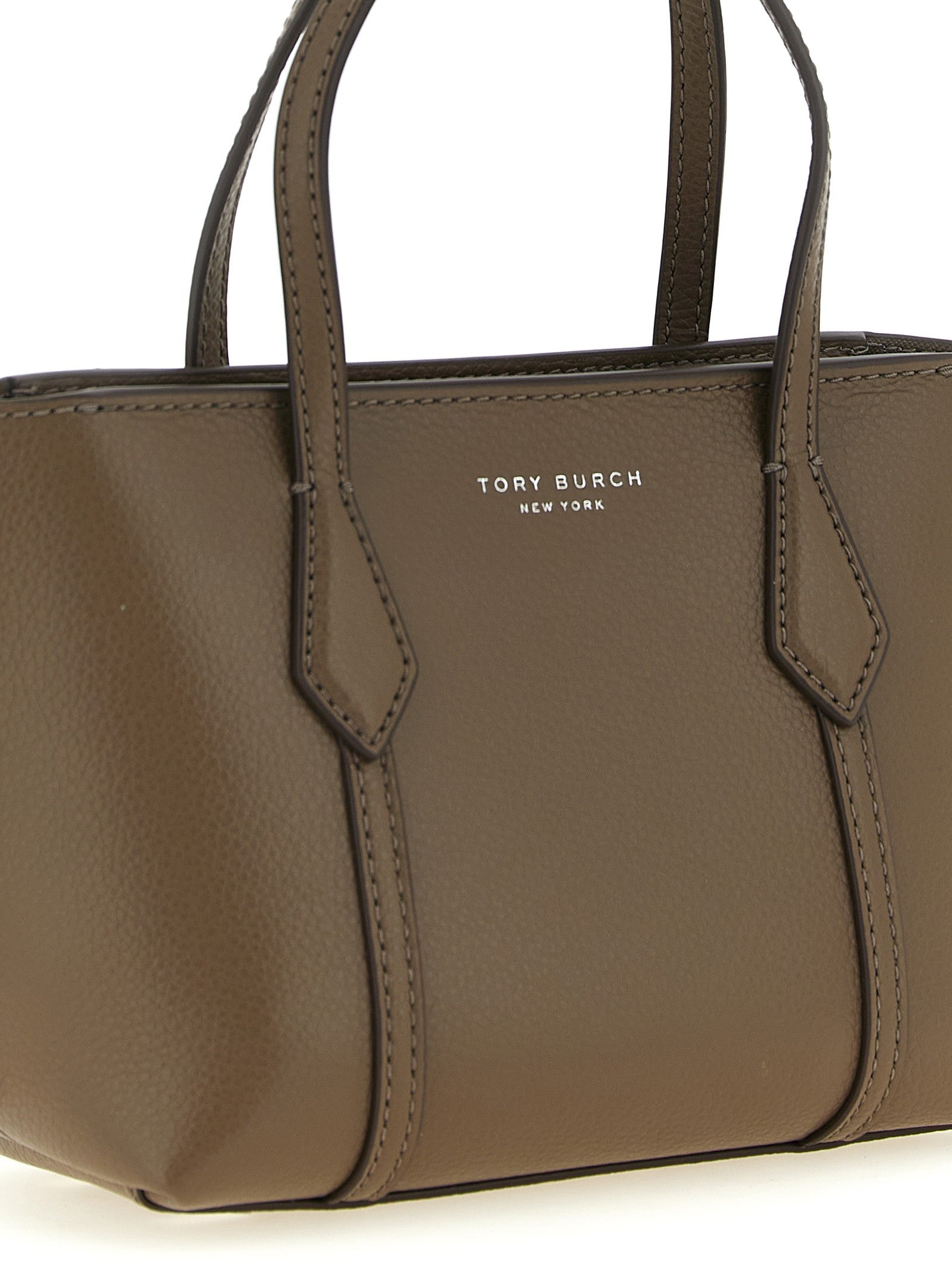 Tory Burch Perry Mini Shopping Bag Brown