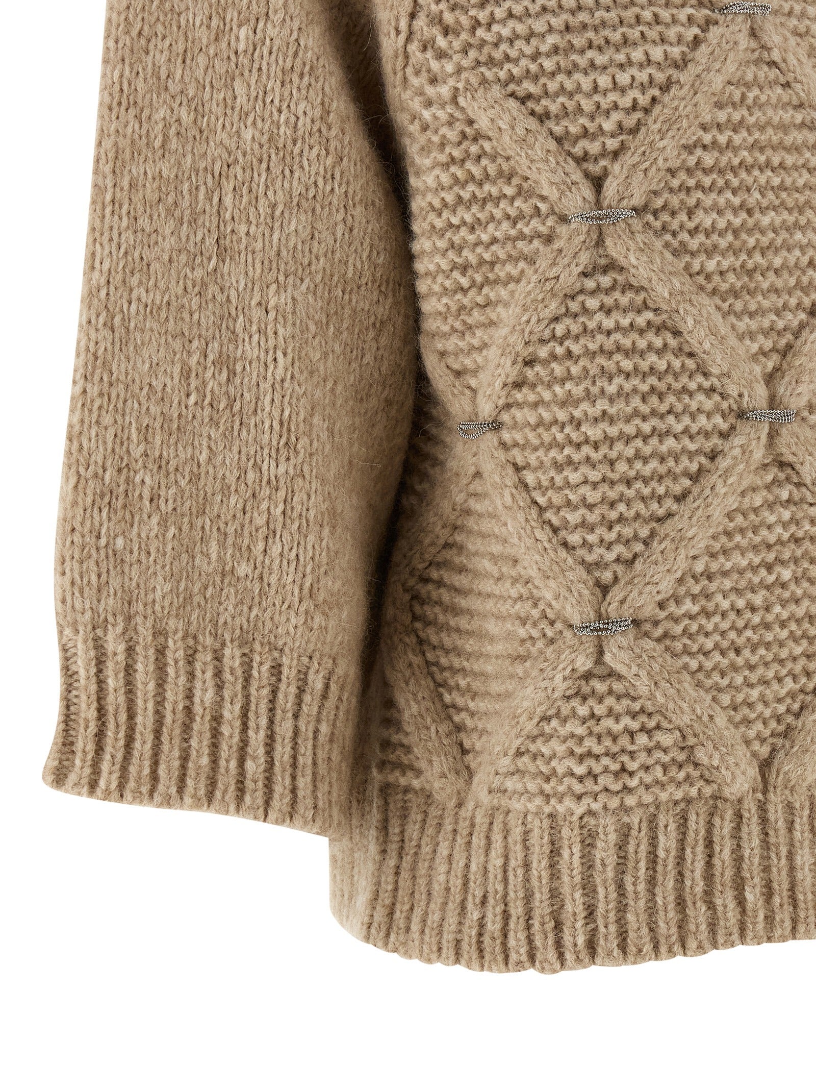 PESERICO - PESERICO - Jewel diamond sweater - Women’s Knitwear