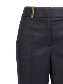 PESERICO - PESERICO - Lurex flannel pants - Women’s Pants