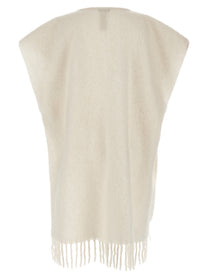 PESERICO - PESERICO - Bouclé yarn cape - Woman,Clothing,Capes,