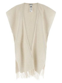 PESERICO - PESERICO - Bouclé yarn cape - Woman,Clothing,Capes,