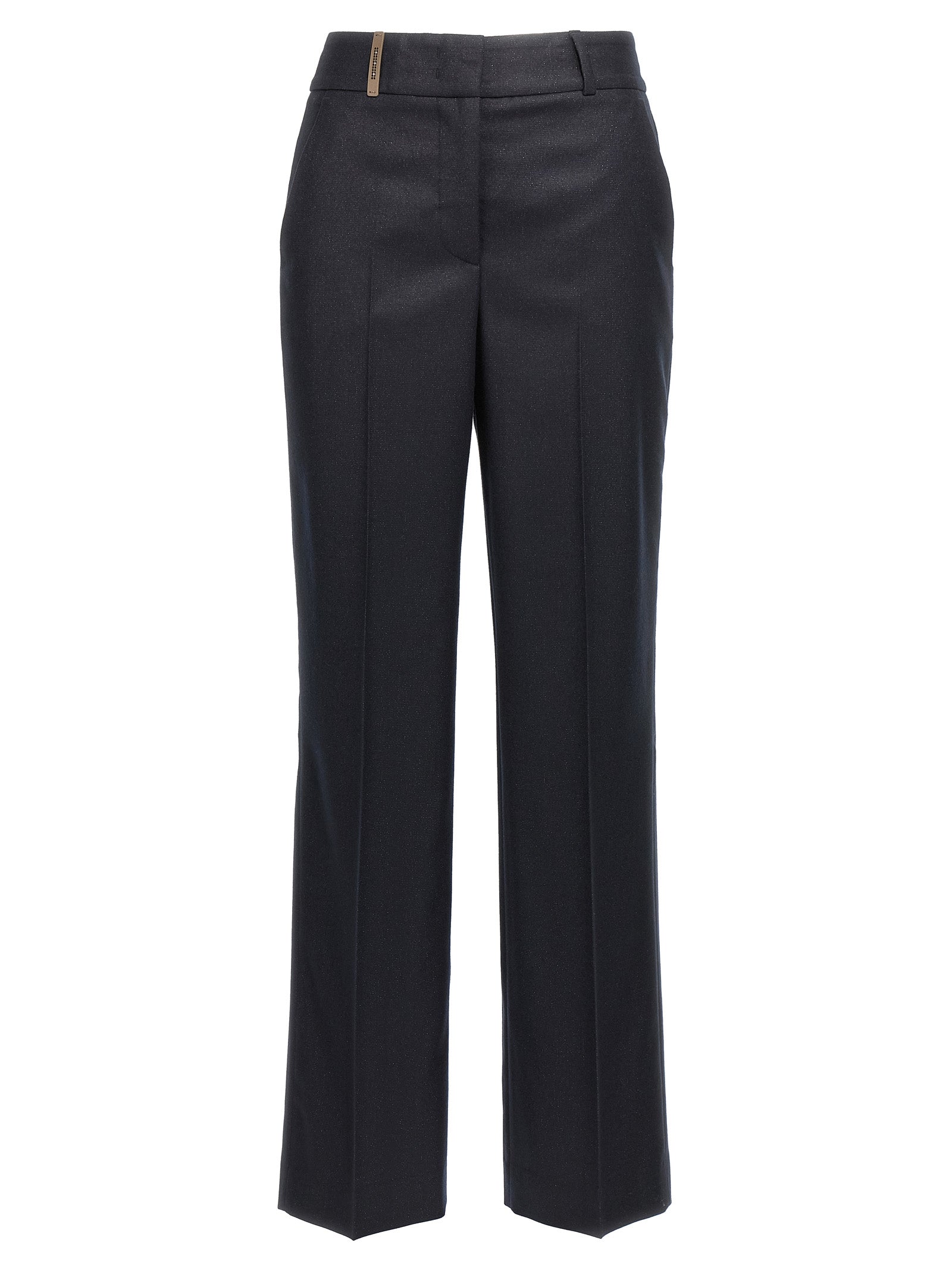 PESERICO - PESERICO - Lurex flannel pants - Women’s Pants