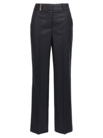 PESERICO - PESERICO - Lurex flannel pants - Women’s Pants