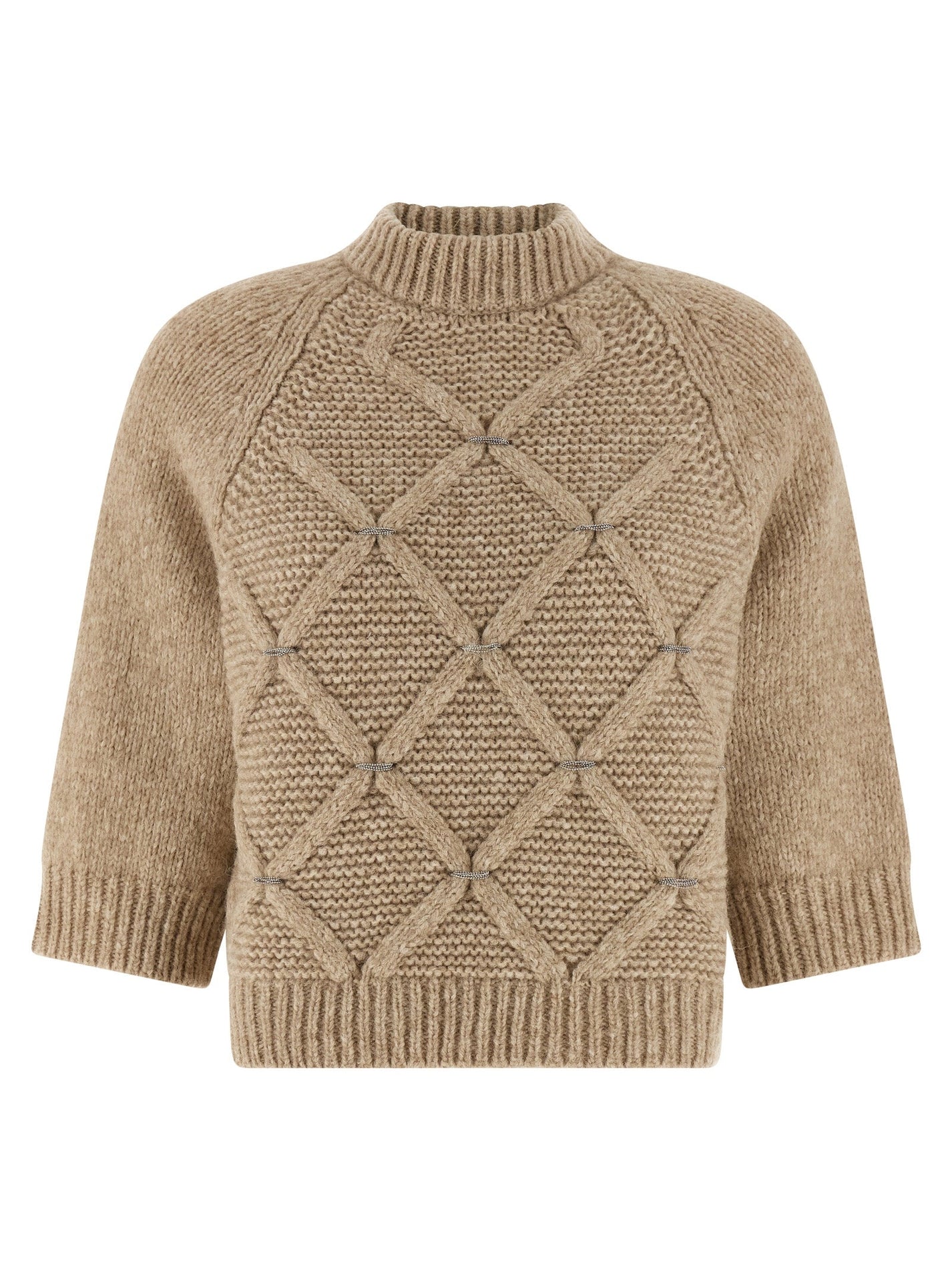 PESERICO - PESERICO - Jewel diamond sweater - Women’s Knitwear