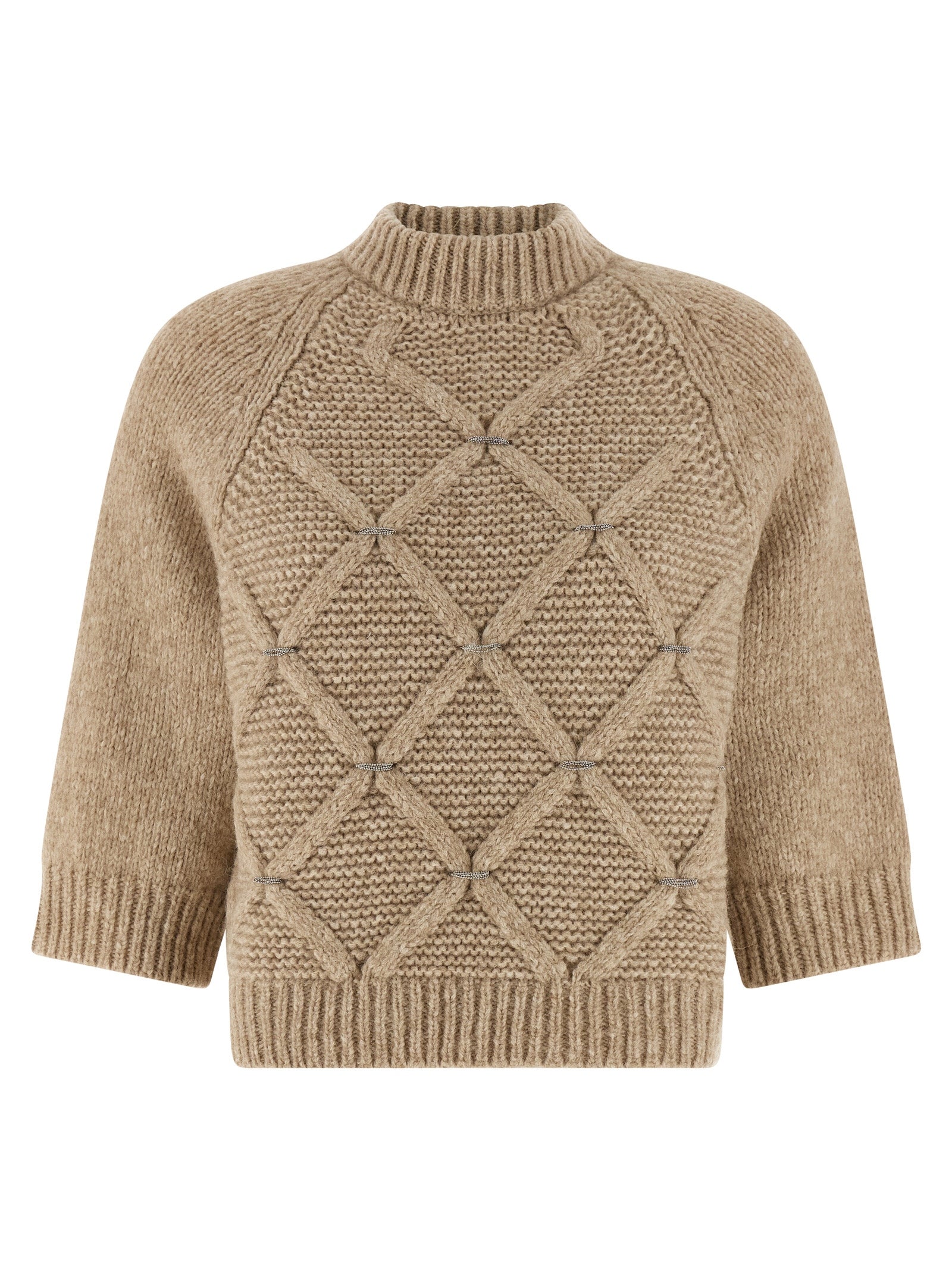PESERICO - PESERICO - Jewel diamond sweater - Women’s Knitwear