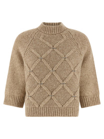 PESERICO - PESERICO - Jewel diamond sweater - Women’s Knitwear