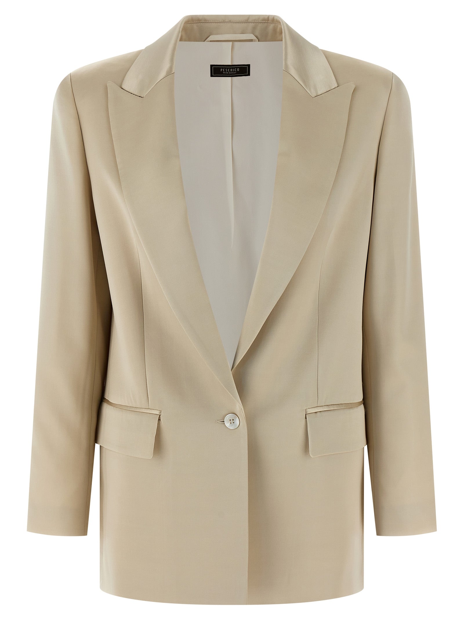 PESERICO - PESERICO - Satin blazer - Women’s Clothing