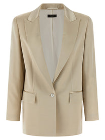 PESERICO - PESERICO - Satin blazer - Women’s Clothing
