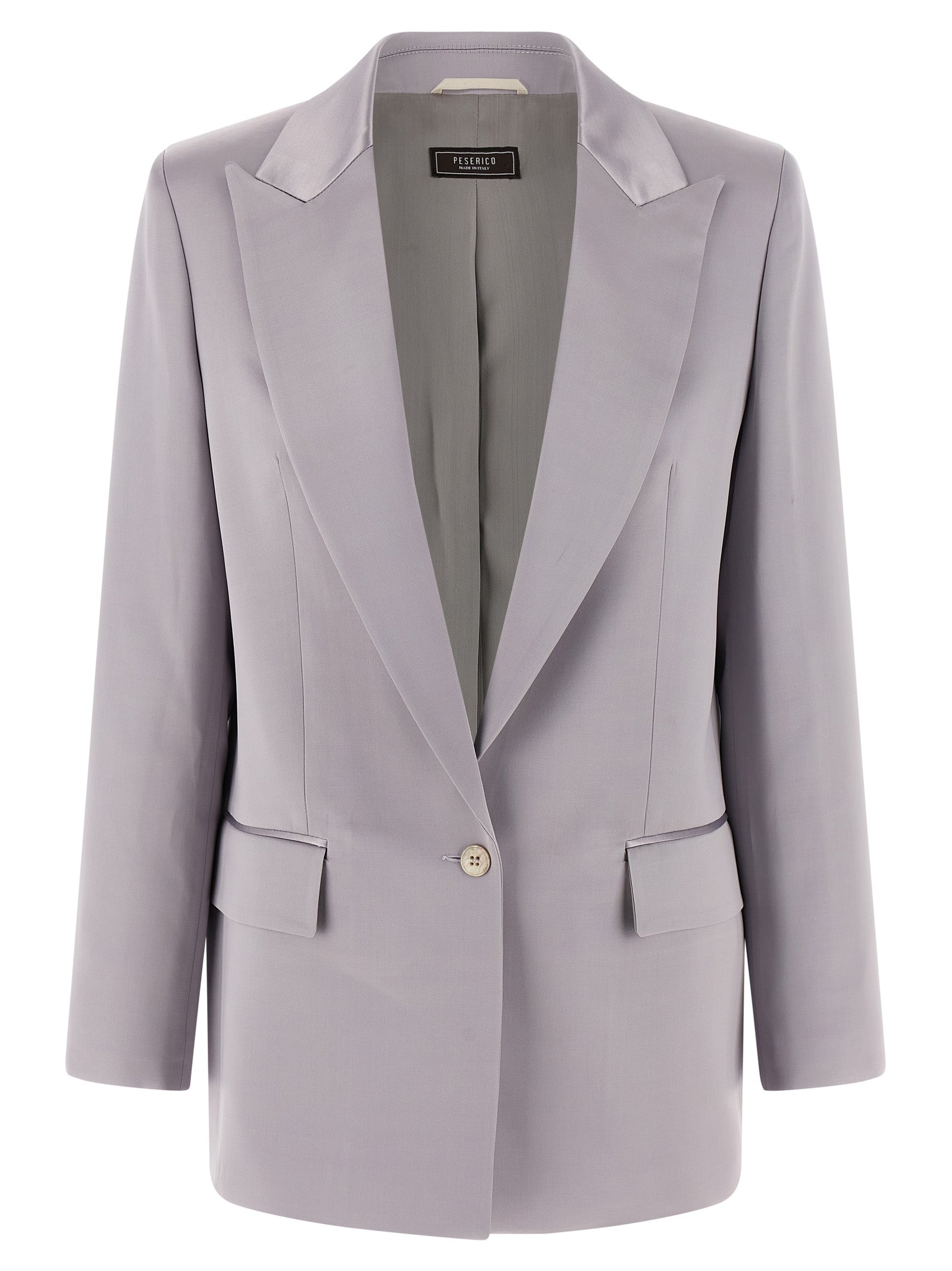 PESERICO - PESERICO - Satin blazer - Women’s Clothing