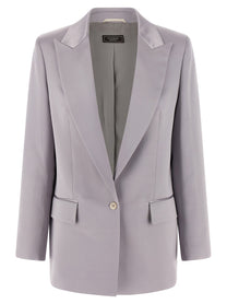 PESERICO - PESERICO - Satin blazer - Women’s Clothing