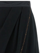 Kiko Kostadinov Petrel Culotte Bermuda Shorts Black