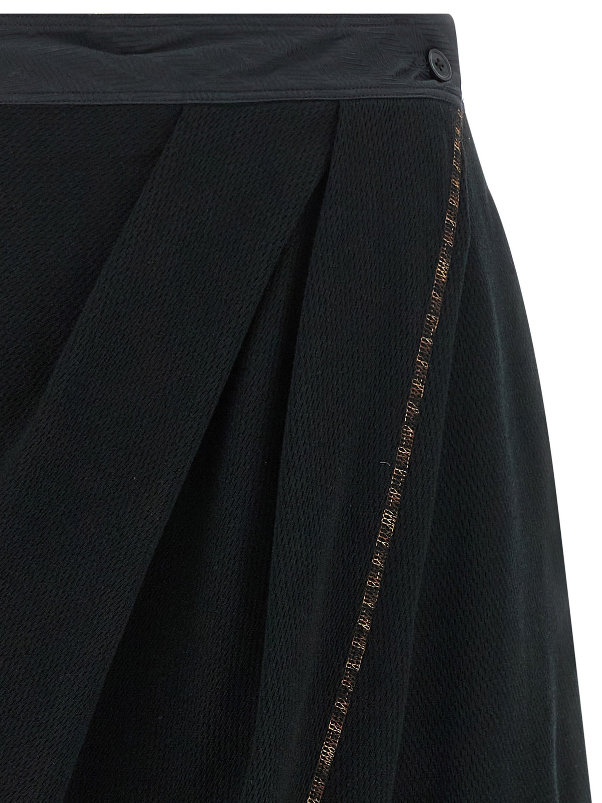 Kiko Kostadinov Petrel Culotte Bermuda Shorts Black