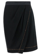 Kiko Kostadinov Petrel Culotte Bermuda Shorts Black