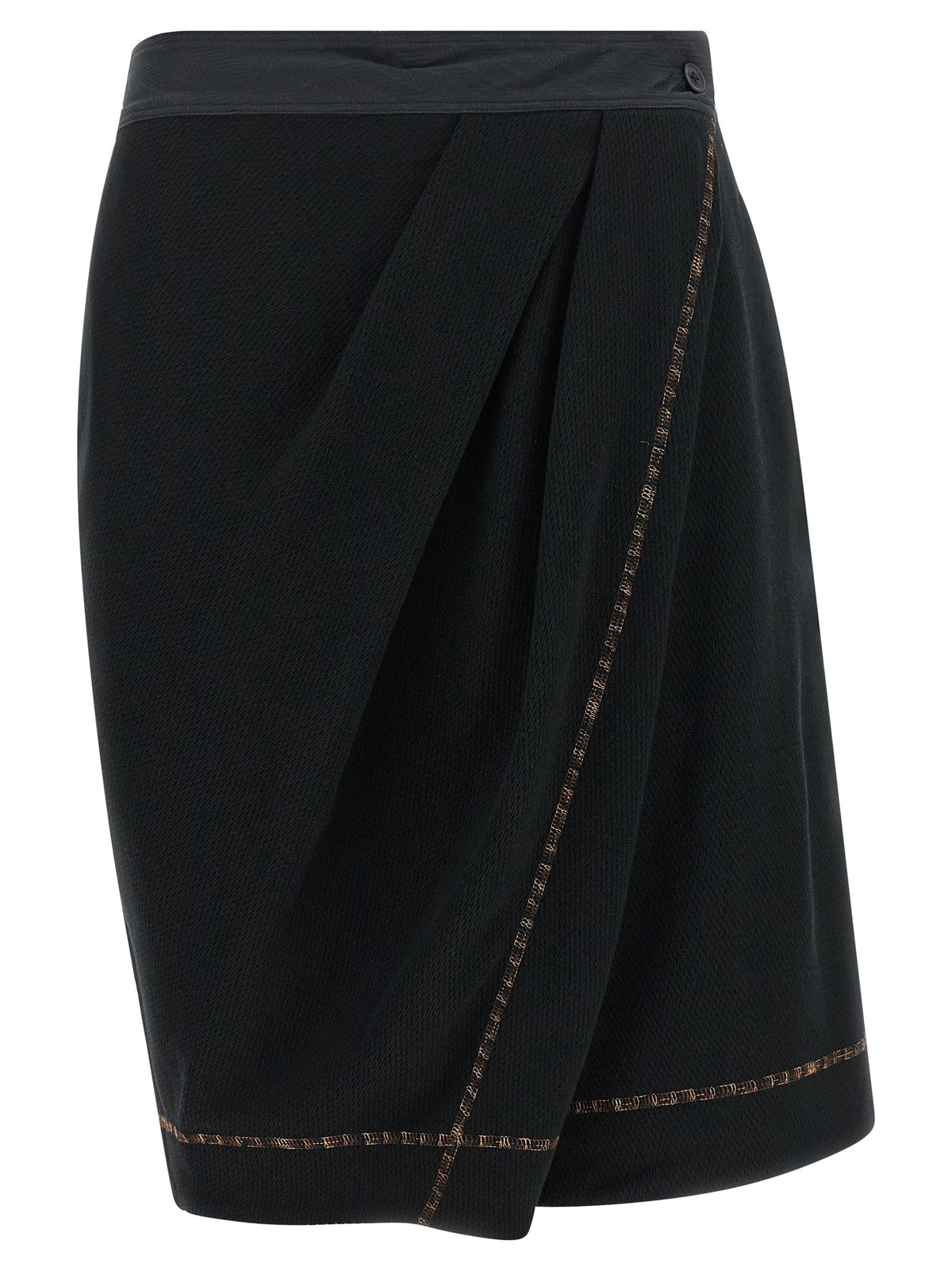Kiko Kostadinov Petrel Culotte Bermuda Shorts Black