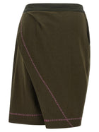 Kiko Kostadinov Petrel Culotte Bermuda Shorts Green, view 2