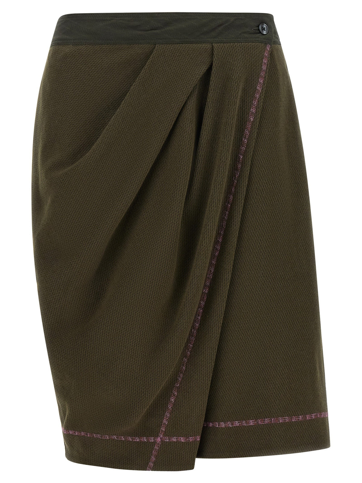 Kiko Kostadinov Petrel Culotte Bermuda Shorts Green