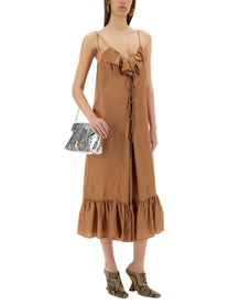 Dries Van Noten Women's Petticoat Dress Beige