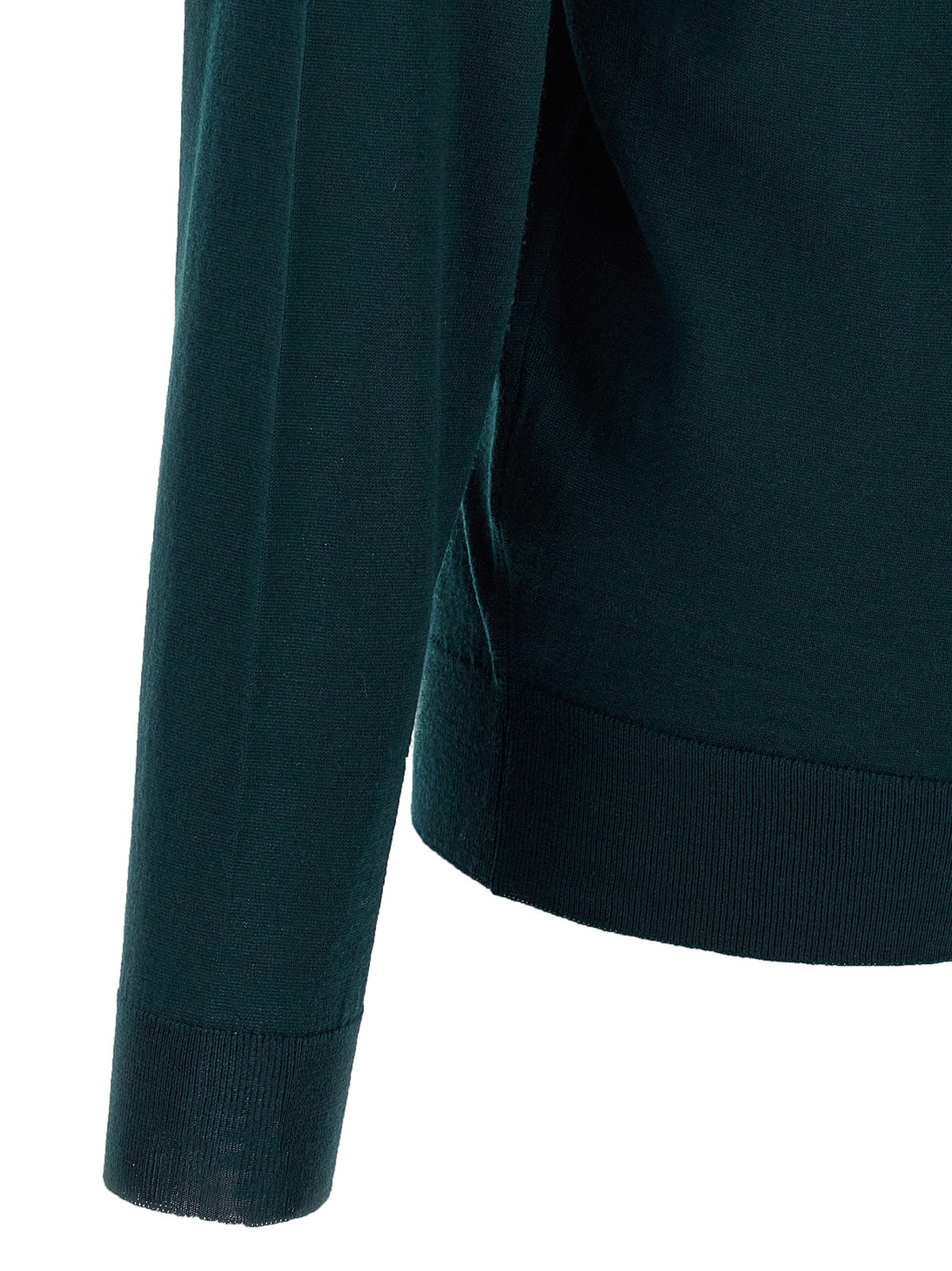 John Smedley Petworth Cardigan Green, view 4