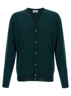 John Smedley Petworth Cardigan Green