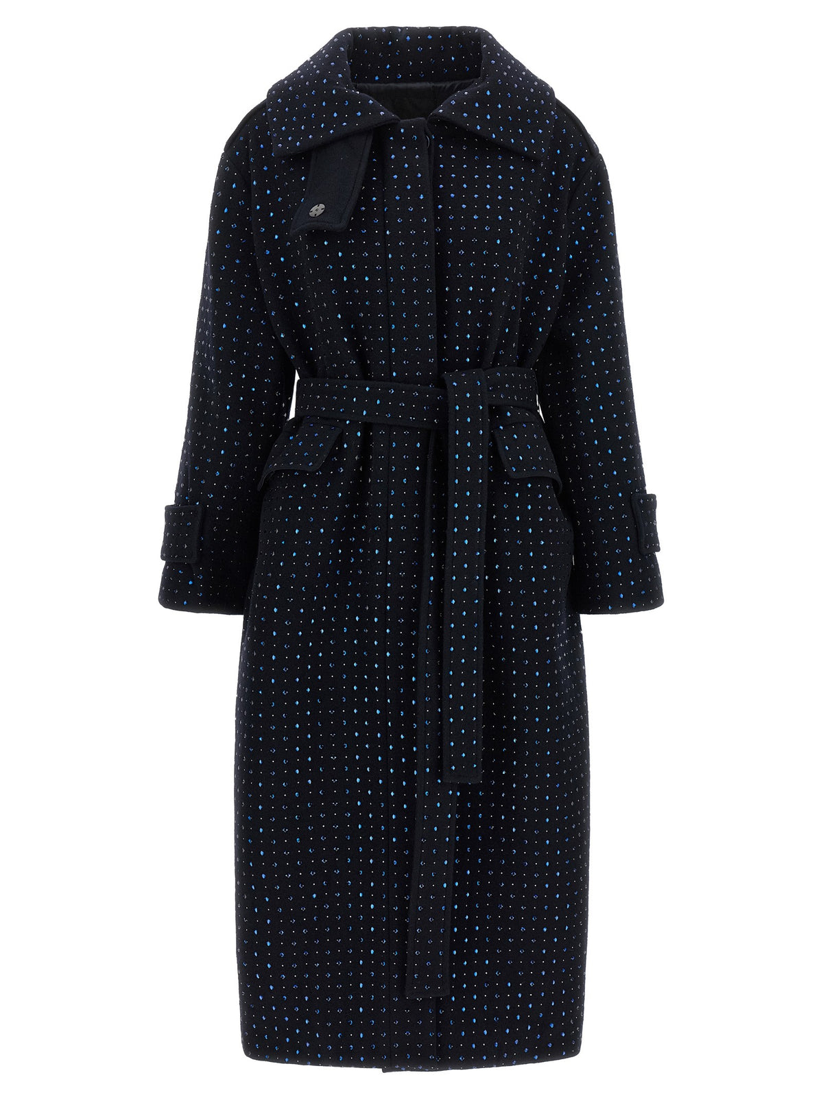 Pinko Peugeot Coat Blue