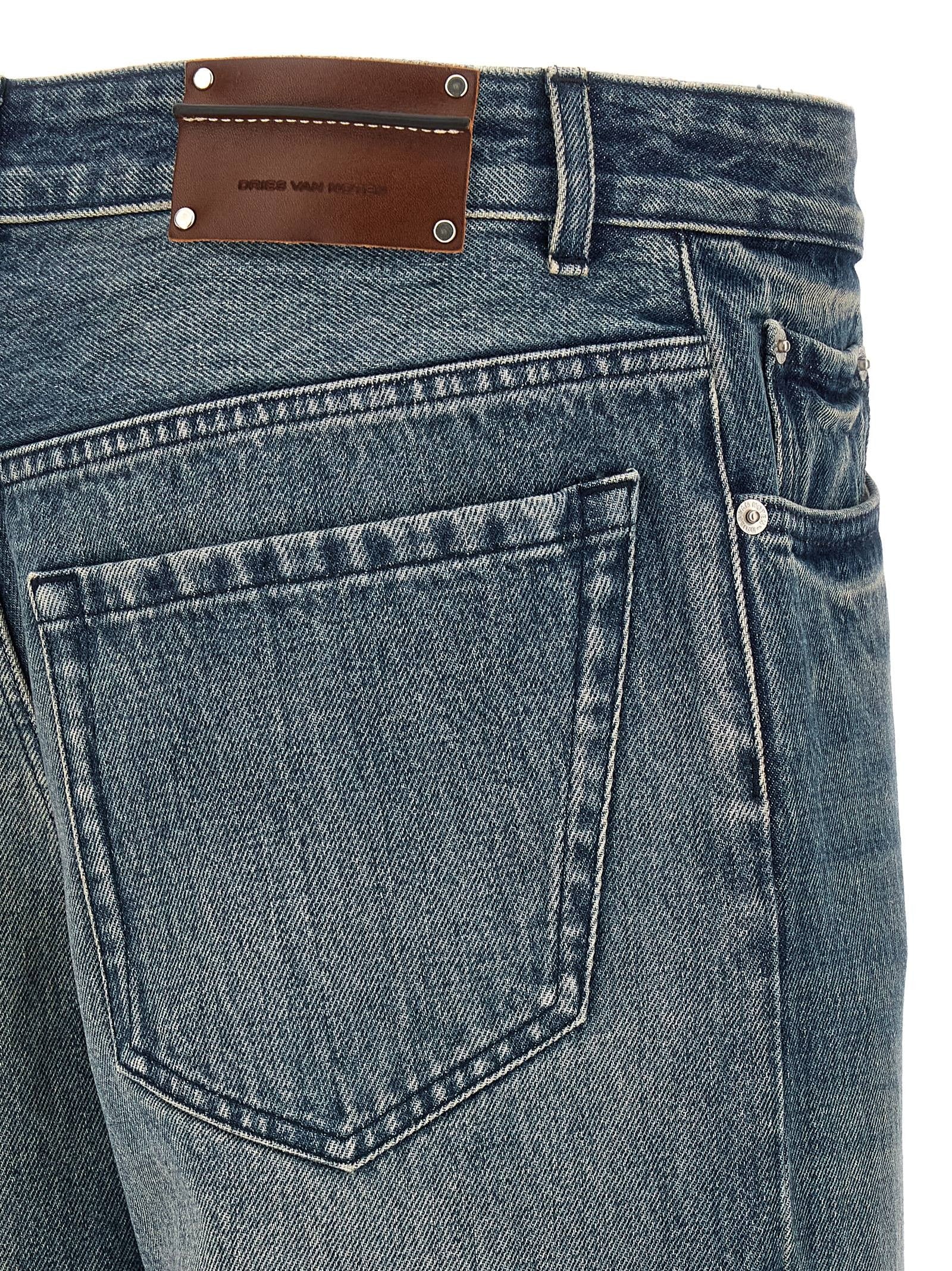 Dries Van Noten Peyter Jeans Blue