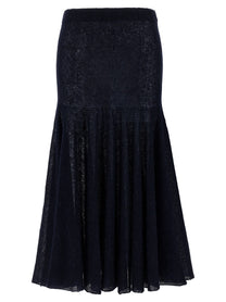Magda Butrym Knitwear Skirt Skirt Blue