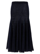 Magda Butrym Knitwear Skirt Skirt Blue, view 2