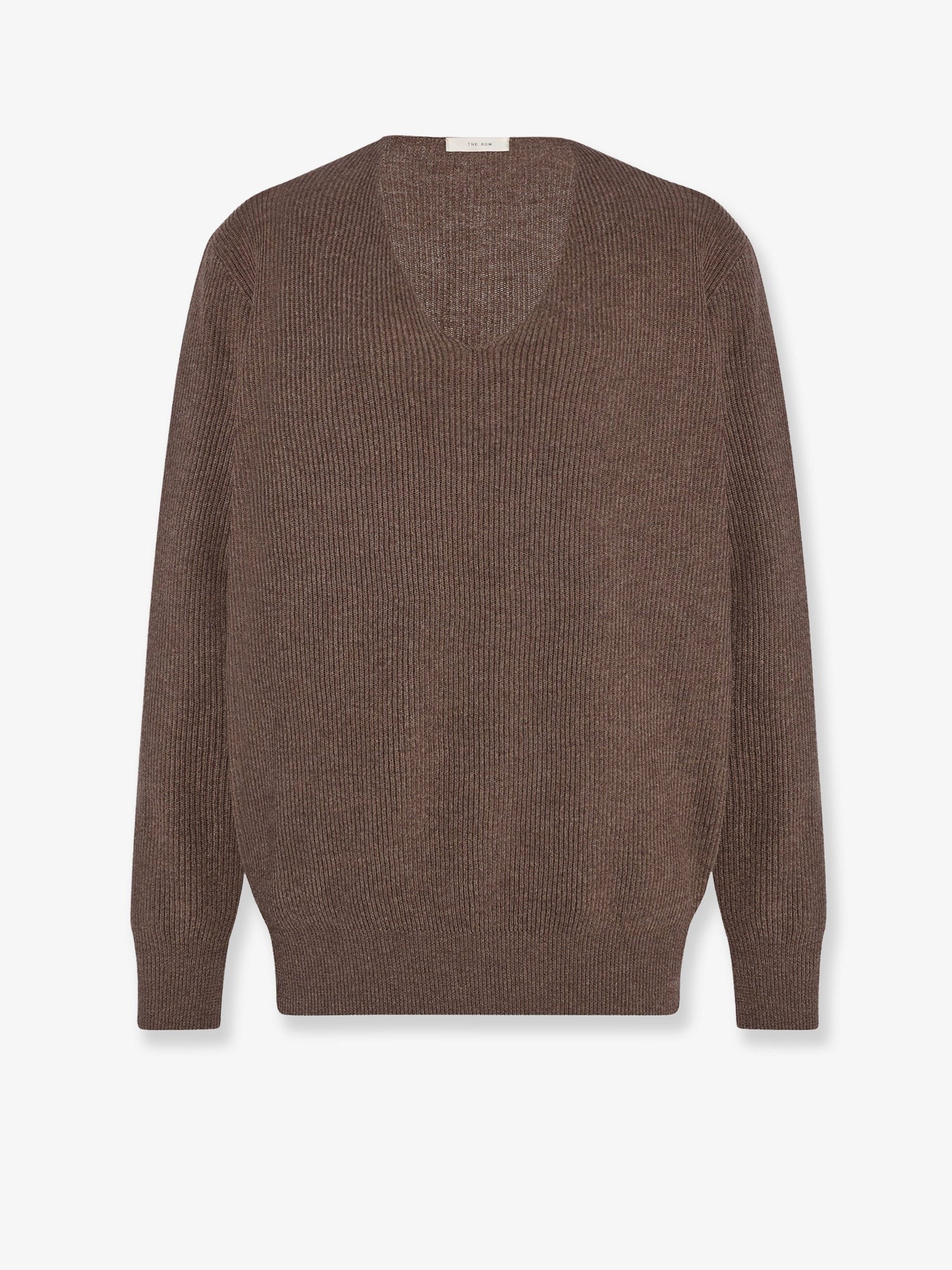 The Row Women's Phef Cotton and Cashmere Blend Sweater Brown