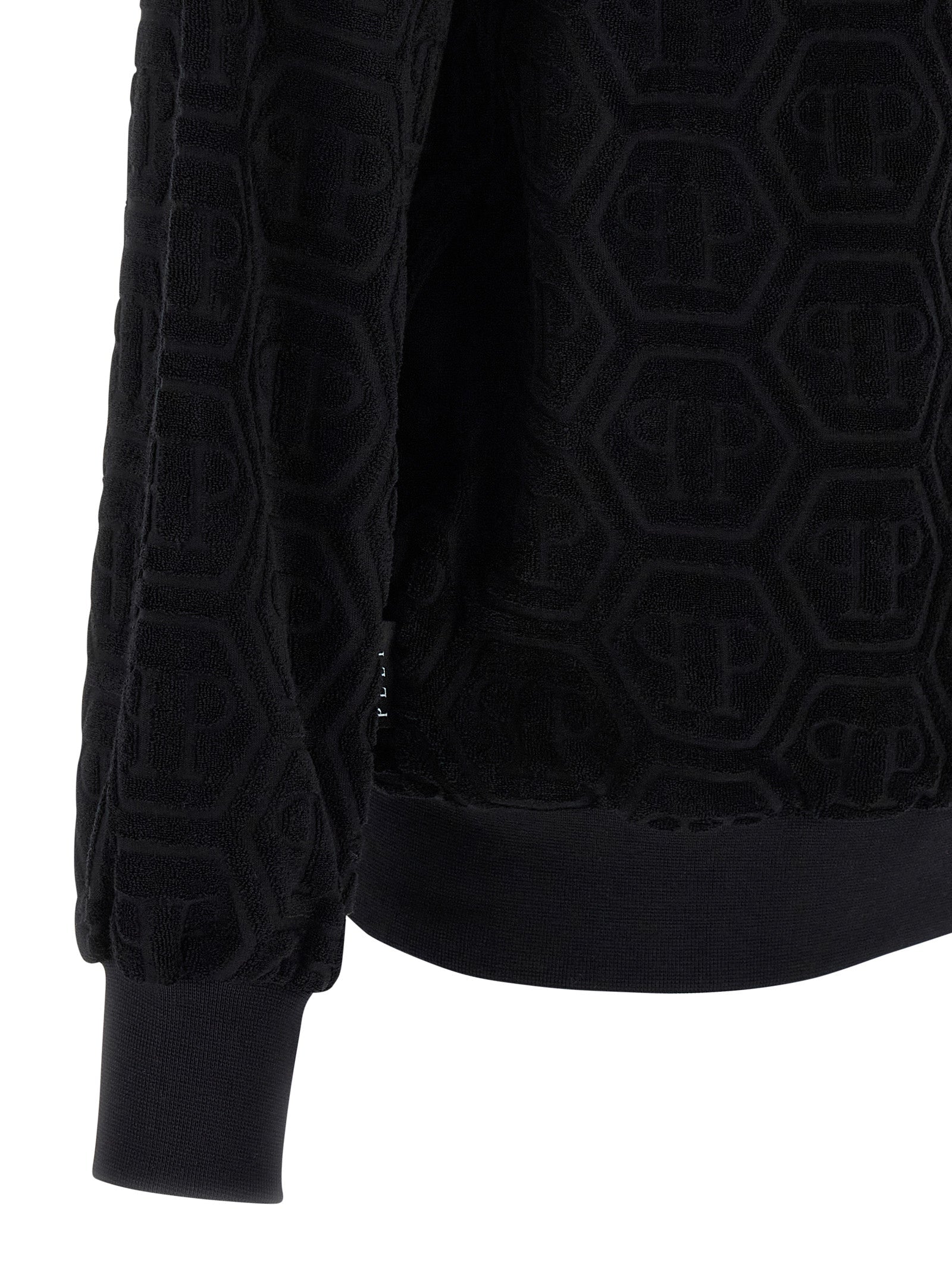 PHILIPP PLEIN - PHILIPP PLEIN - Jacquard monogram sweatshirt - Men’s Sweatshirts