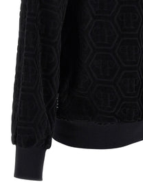PHILIPP PLEIN - PHILIPP PLEIN - Jacquard monogram sweatshirt - Men’s Sweatshirts