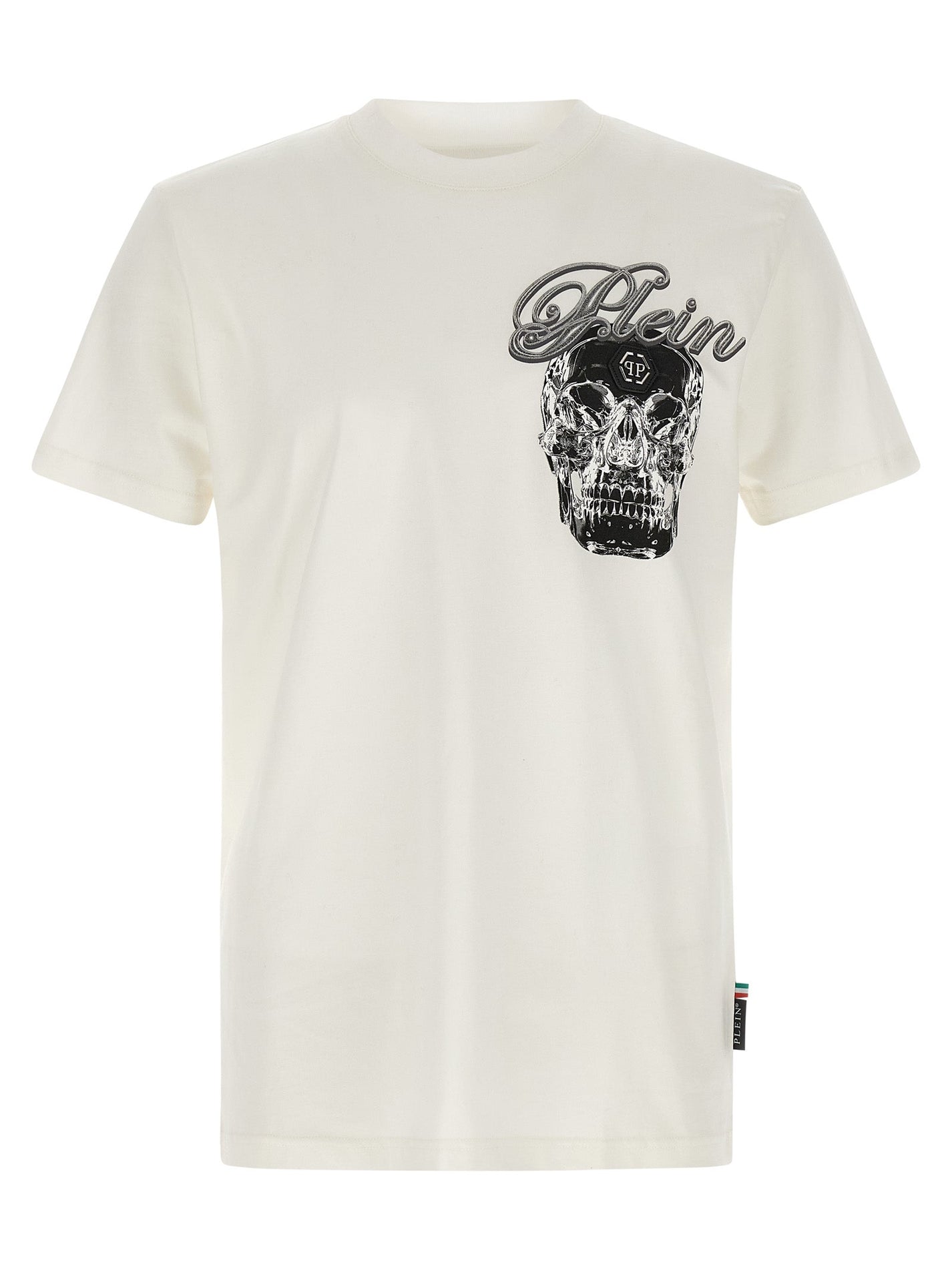 PHILIPP PLEIN - PHILIPP PLEIN - ’Glass Skull’ T-shirt - Men’s Tops