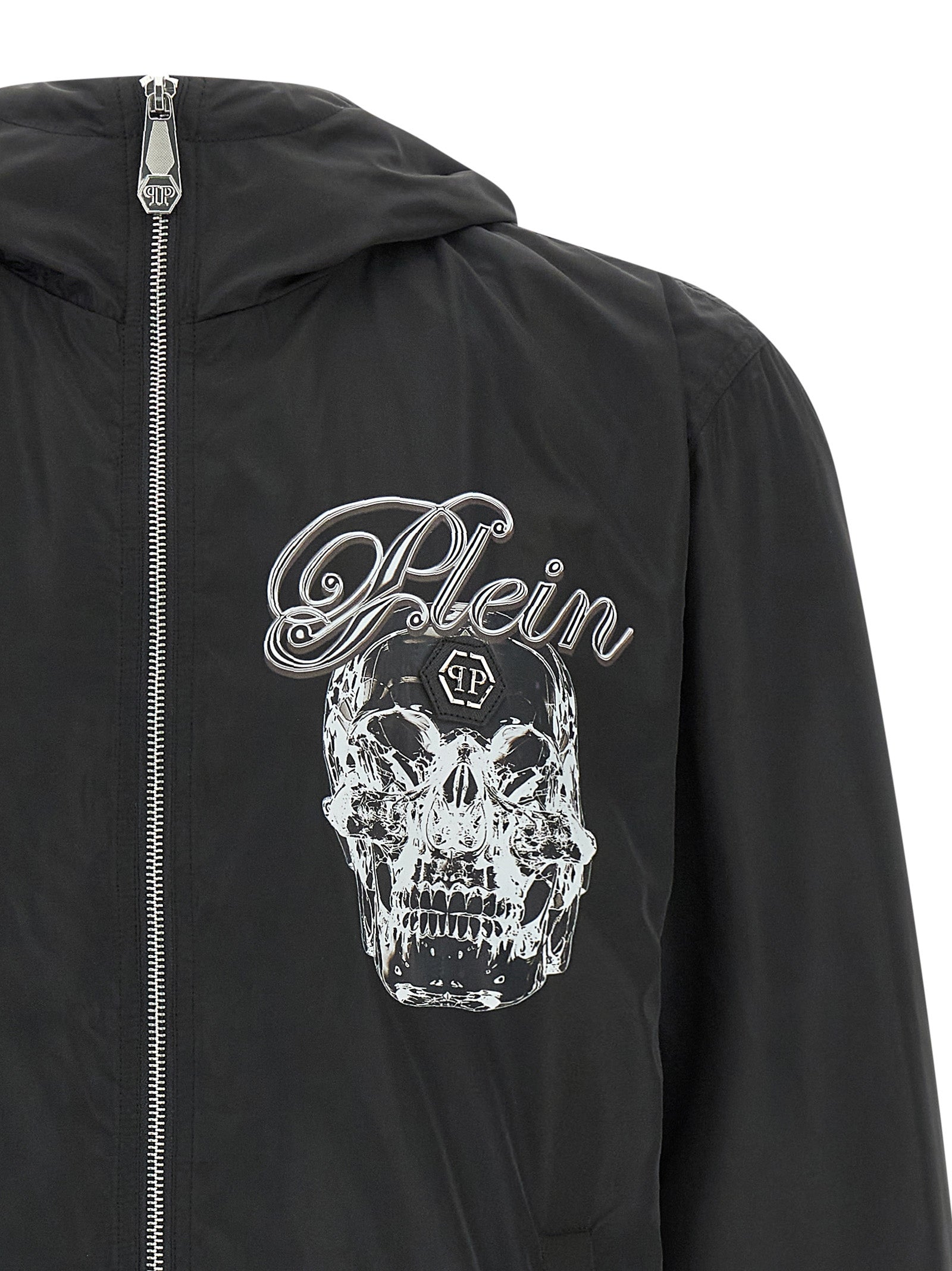 PHILIPP PLEIN - PHILIPP PLEIN - ’Glass Skull’ anorak - Men’s Outerwear