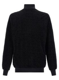 PHILIPP PLEIN - PHILIPP PLEIN - Jacquard monogram sweatshirt - Men’s Sweatshirts